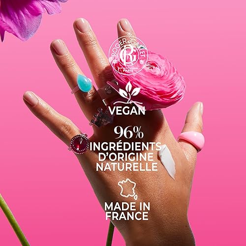 Miniatura 4 de ROGER & GALLET  Crema de manos y uñas  Crema nutritiva de manos y humectante de manos  Loción de manos para el cuidado de manos (rosa  1 oz)