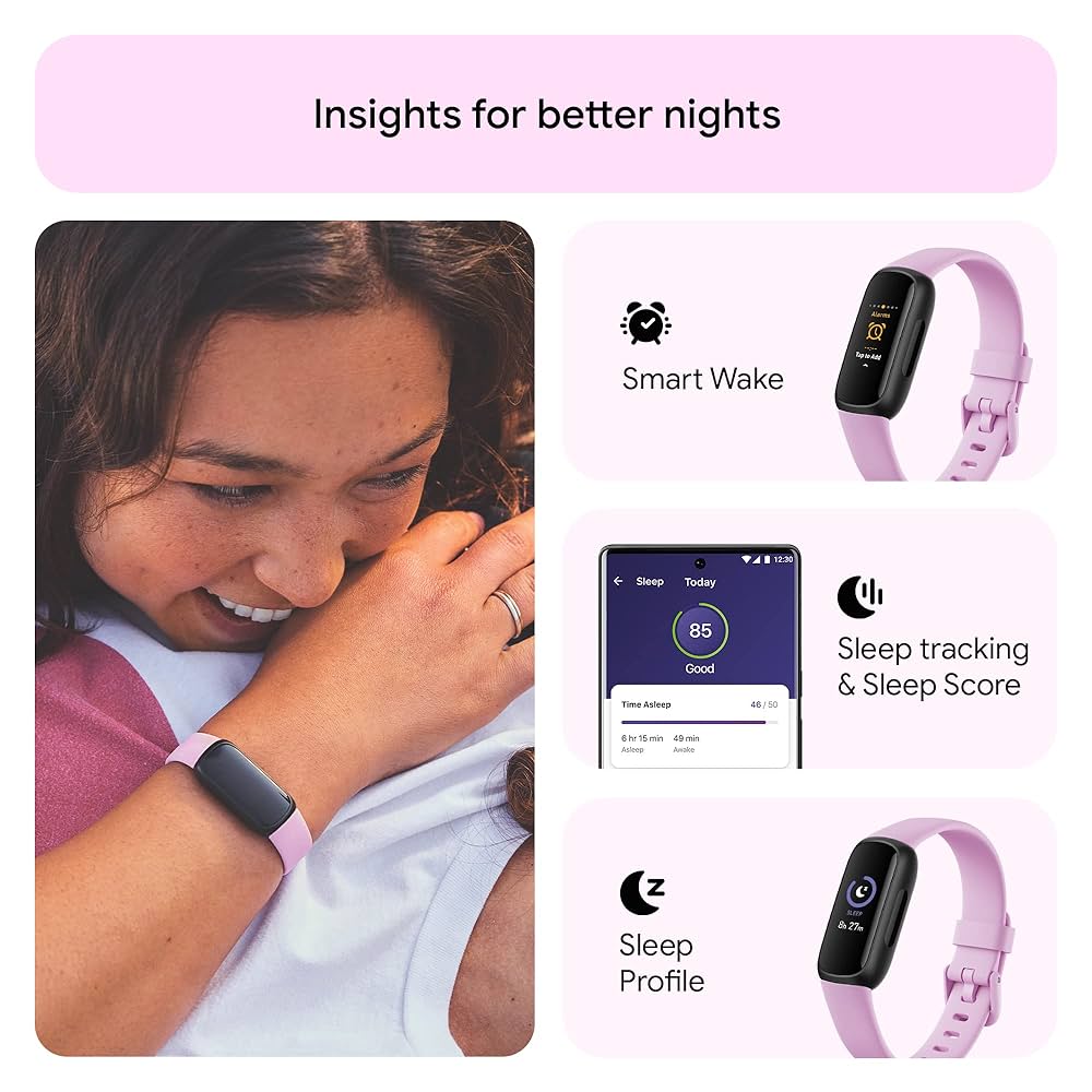 Fitbit Inspire 3: Health tracker with sleep monitoring features