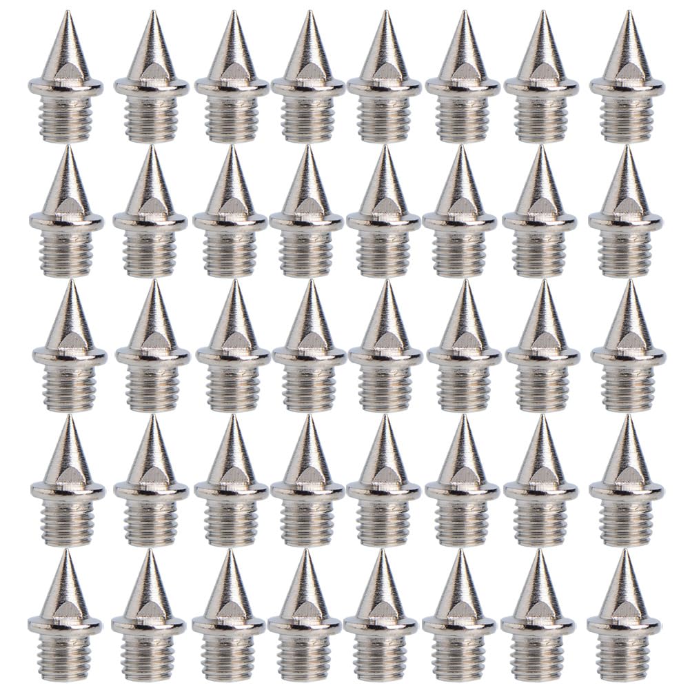 BFLCTTBD 40 Pcs Steel Track Spikes Running Spikes Replacement Cross Country Spikes Athletic Spikes Track Shoe Spikes for Men Women