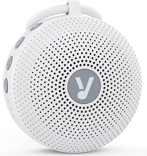 Máquina de ruido portátil para bebés y adultos con 21 sonidos relajantes naturales, función de memoria, batería potente y 32 niveles de volumen,