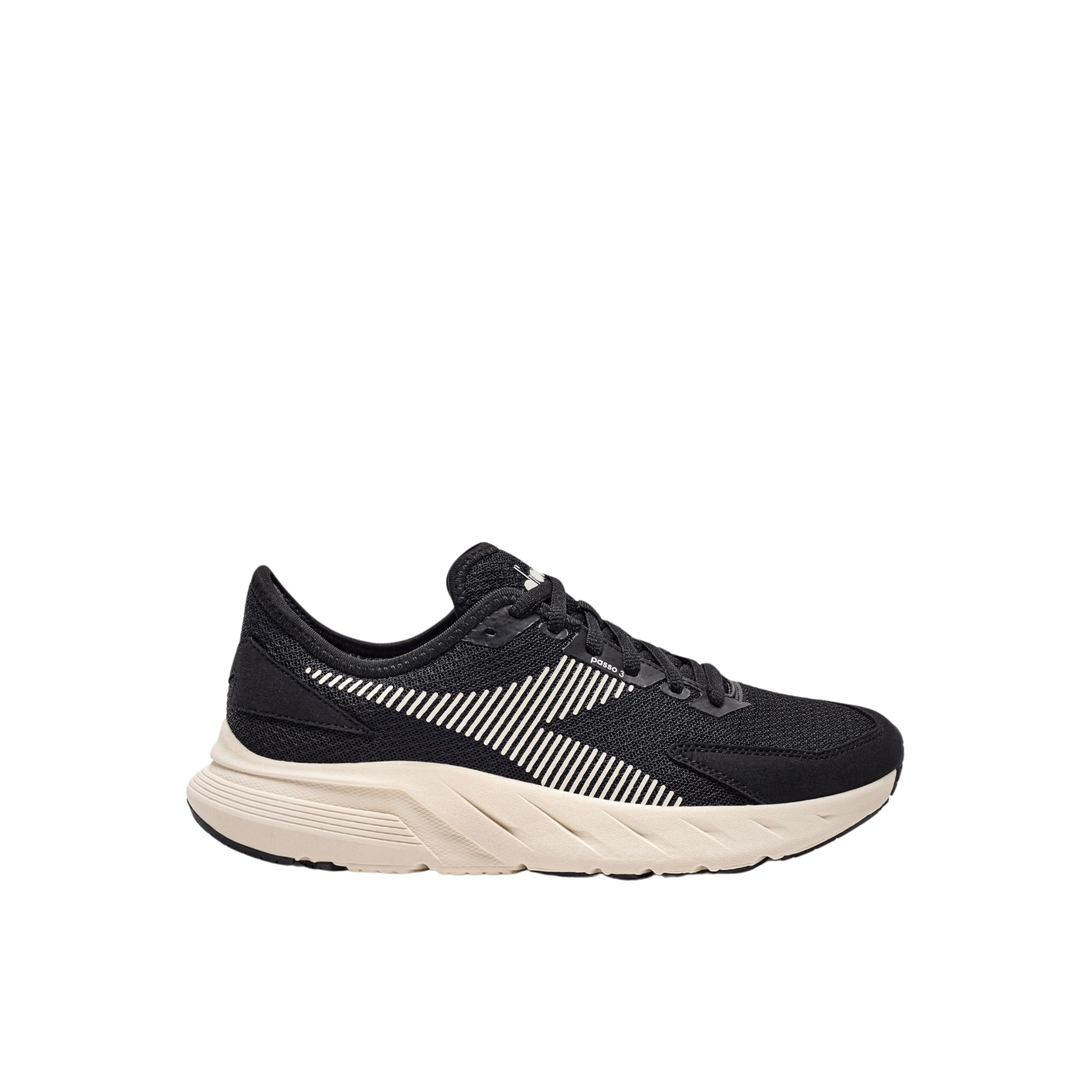 Diadora Women's Step 3W Gymnastics Shoe, Black Whisper White, 7 UK