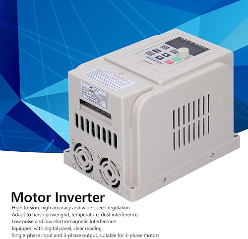 Miniatura 3 de Inversor de frecuencia variable 2.2KW VFD monofásico 110V a trifásico 220V motor de husillo Control de velocidad Convertidor de frecuencia VFD