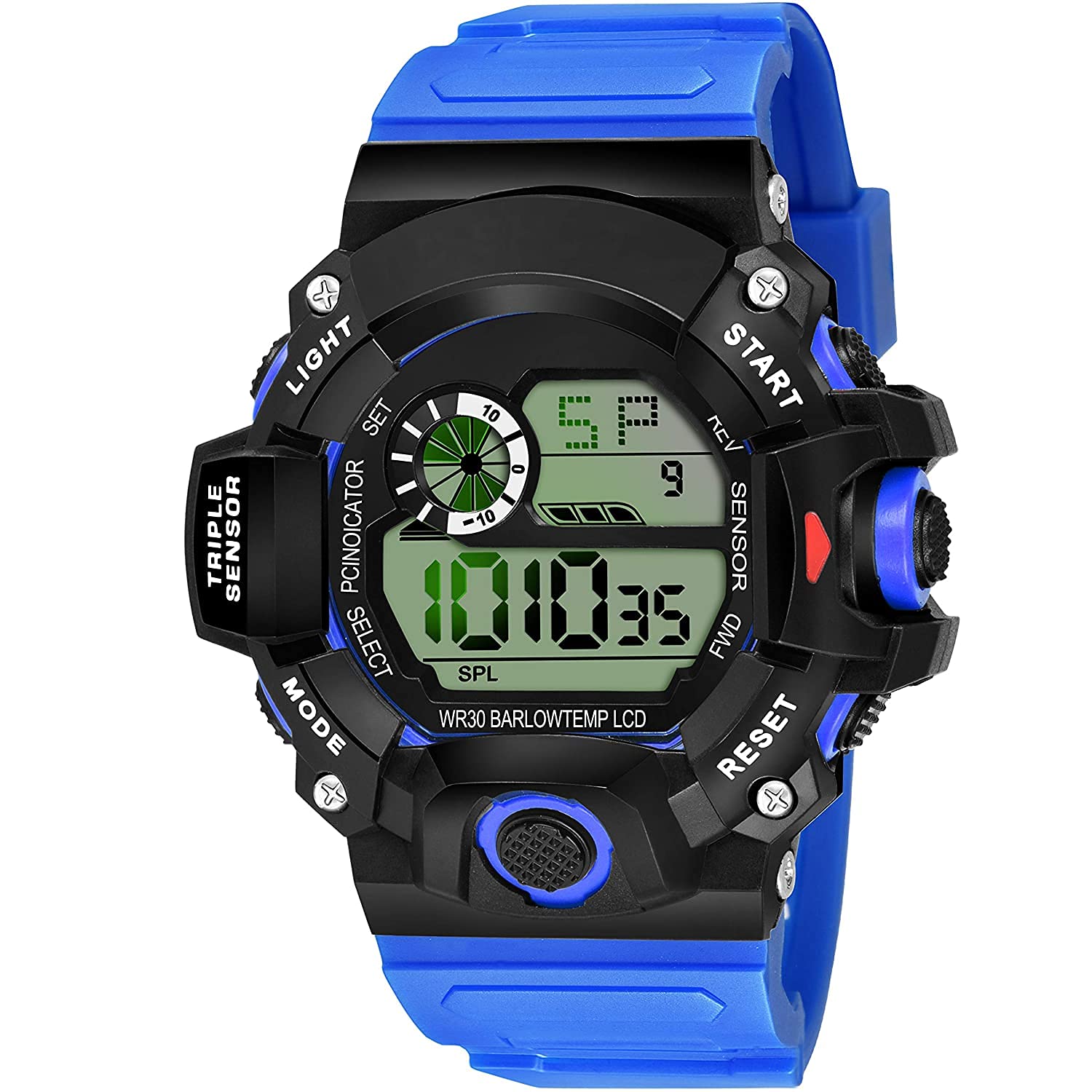 ZUPERIA Multi-Functional Digital Watches for Boys & Men (Blue) (B09BB7YWMV) Amazon Price History, Amazon Price Tracker