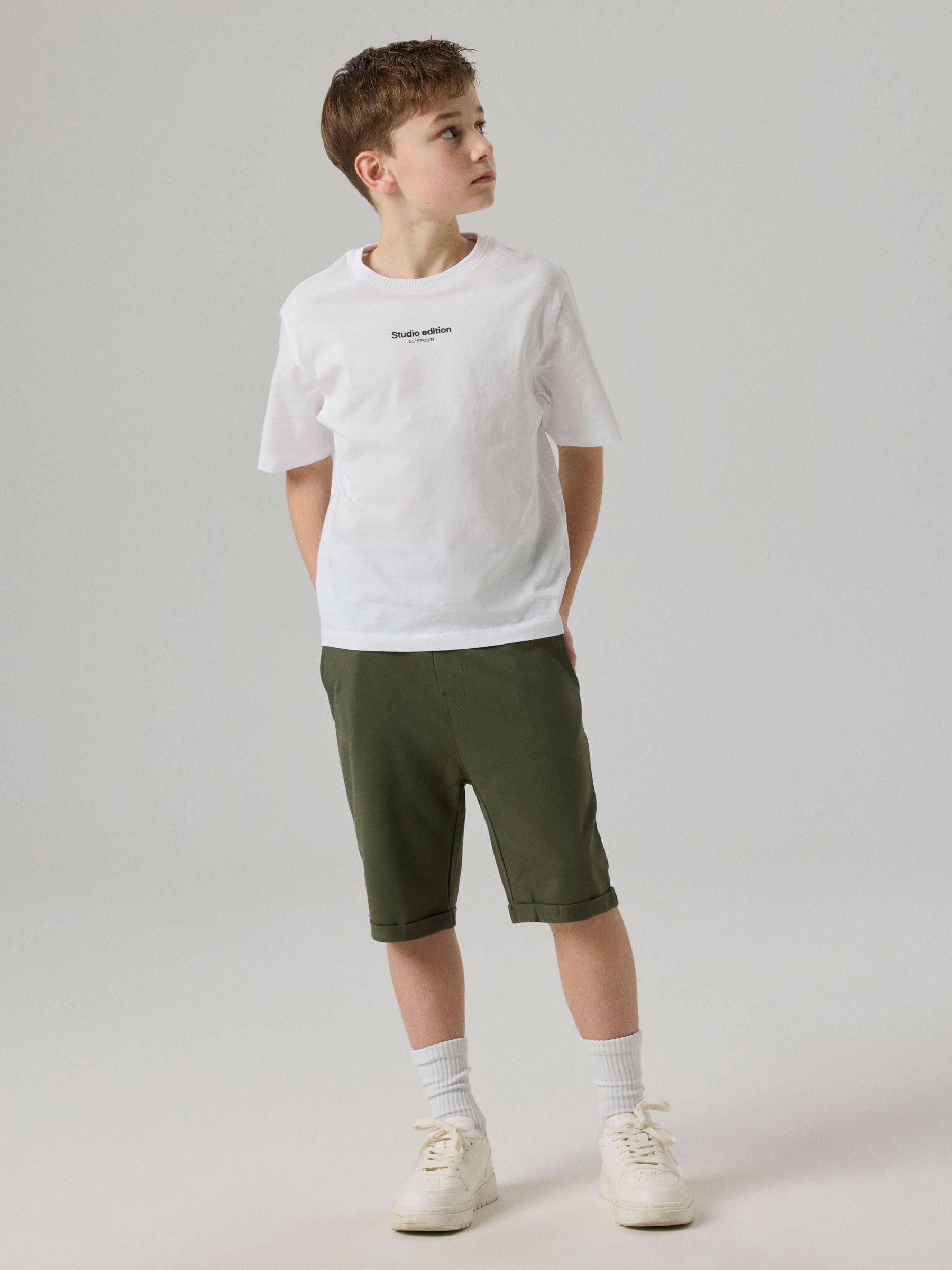 NAME IT Nkmvermo Long Swe Shorts Unb F Noos - Nkmvermo Long Swe Shorts Unb F Noos Uniseks - dzieci