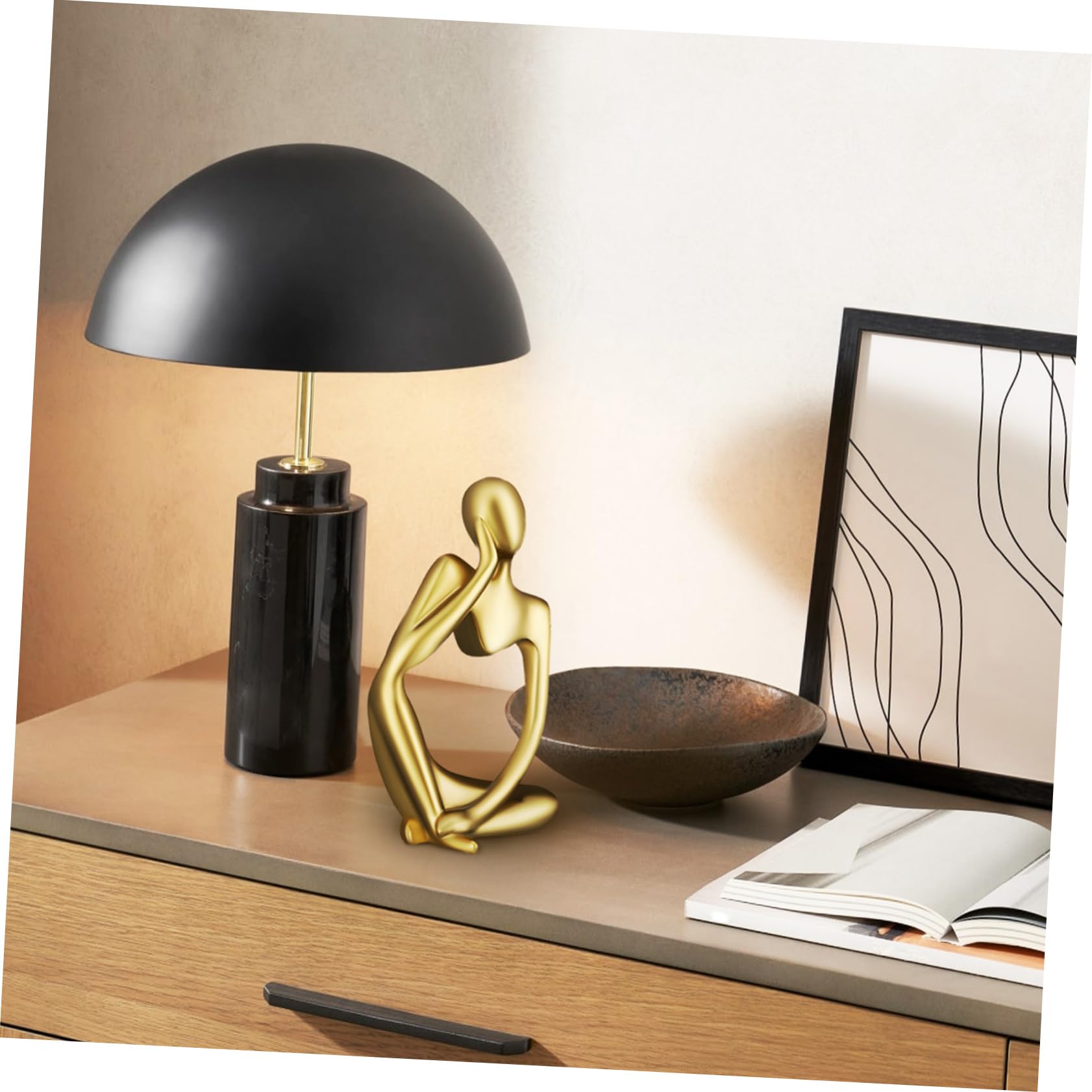 8 STK Ornamente zum einzug für den einzug wichtelfiguren Einweihungsgeschenk Wohnaccessoire Statuen für die Inneneinrichtung Denker-Statue Bürodekoration Harz