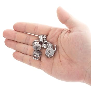 カオンページ PAGOW 20 Count.Furniture Cam Lock Fasteners, 0.59X0.47 inch