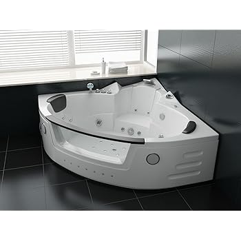 Luxus Whirlpool Badewanne 152x152 Mit Vollausstattung Massage Amazon De Kuche Haushalt