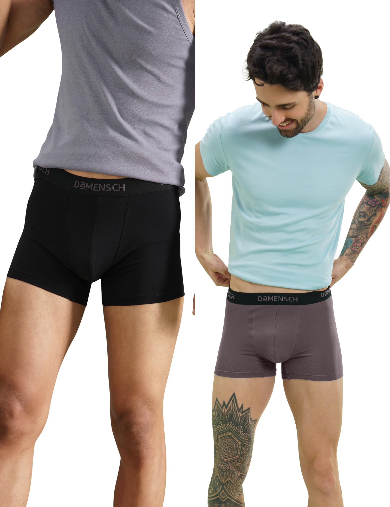 Men Solid Anti-Odour Peppermint Finish, Ultra Soft with Premium Shine EPP Classic Trunks-image-27