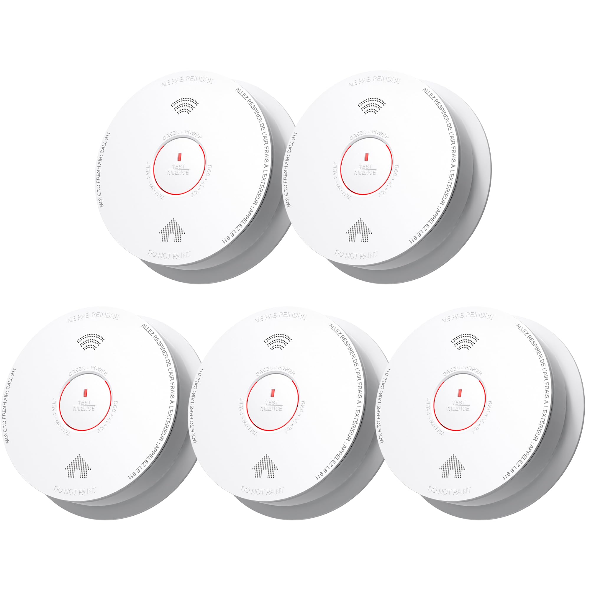 Siterwell 2-in-1 Carbon Monoxide & Smoke Detector Combo -12