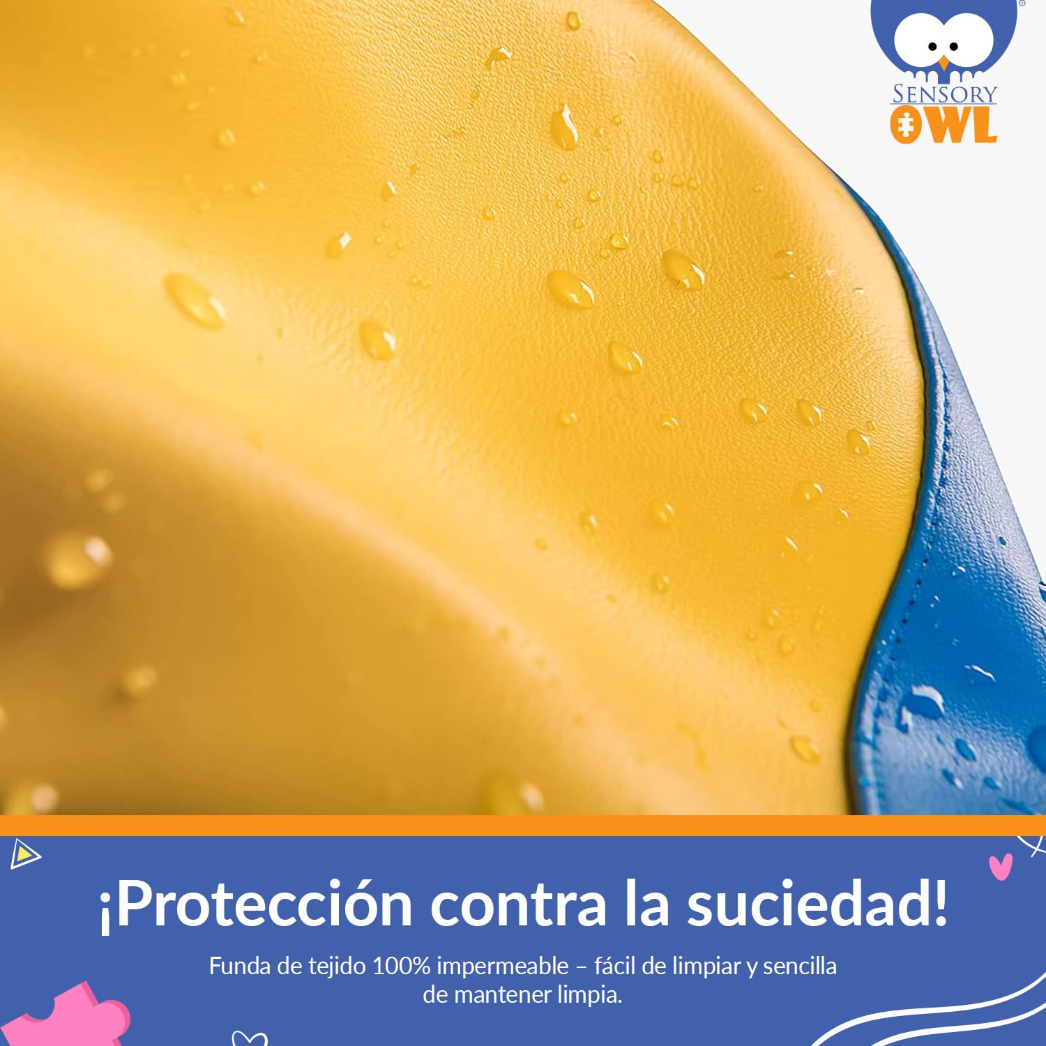 Túnel De Juego Infantil para Niños Puff Grande 90 x 70 cm Túnel Sensorial Impermeable Bolitas De Poliestireno Conciencia Corporal Alivio del Estrés Ansiedad