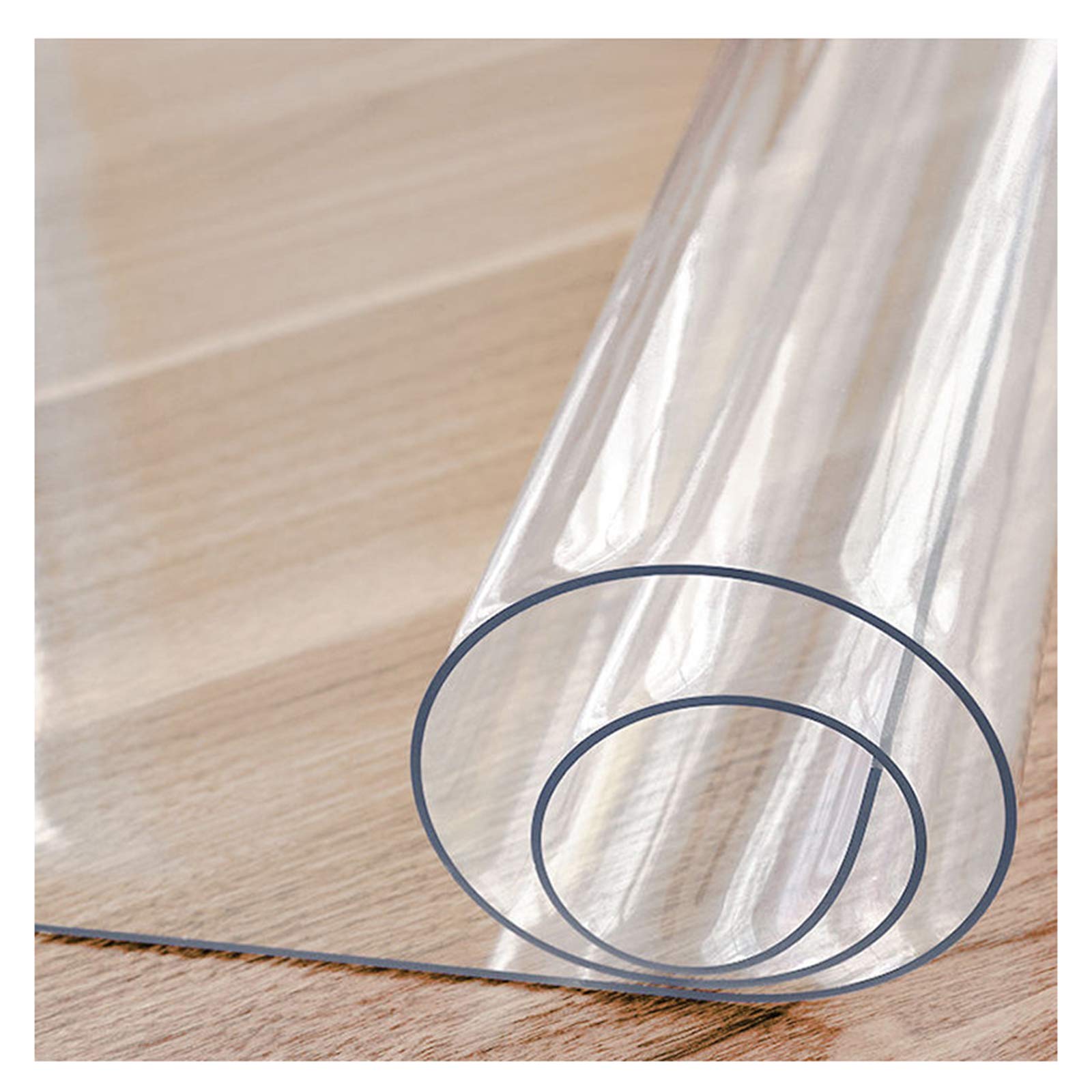 Nappe transparente imperméable 1,5mm tapis de table épais