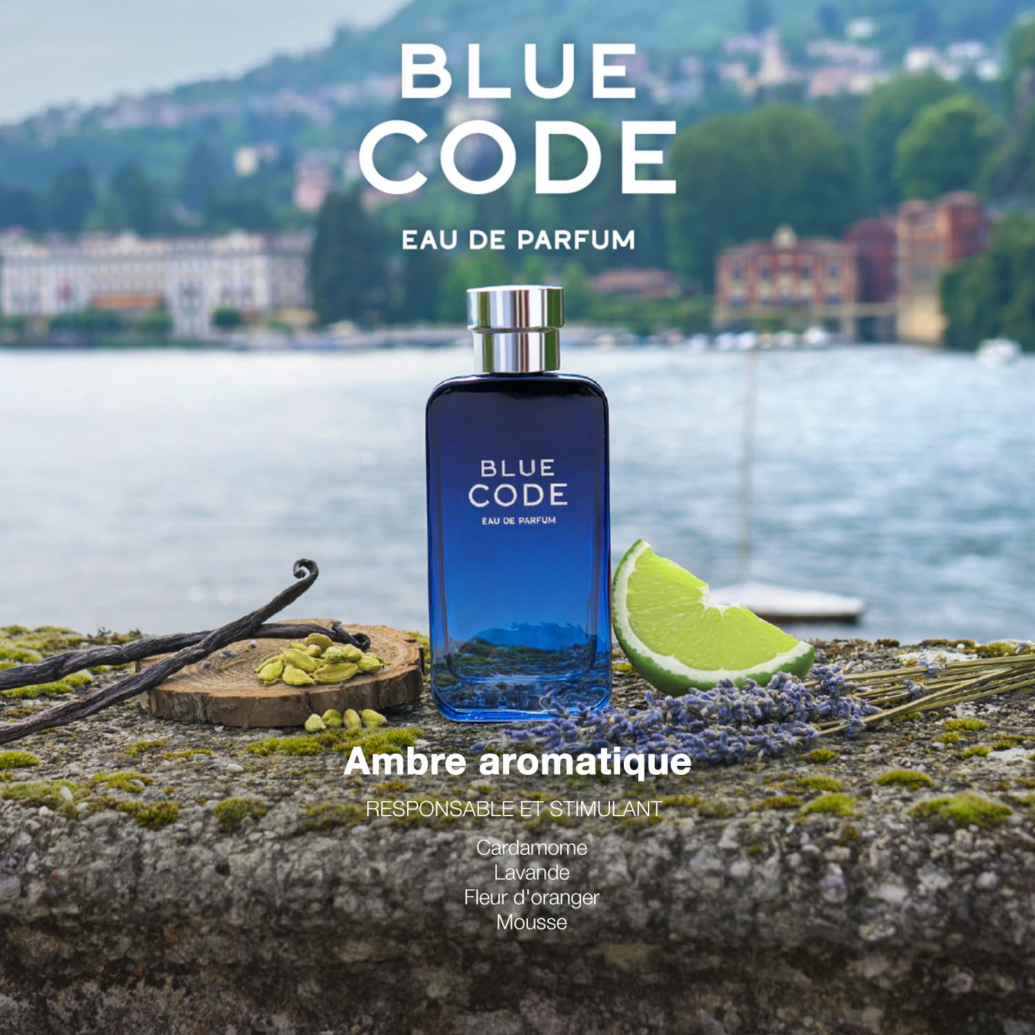 EL GANSO Blue Code 50 ml, Eau de Parfum, Fragrance Fraîche et Élégante