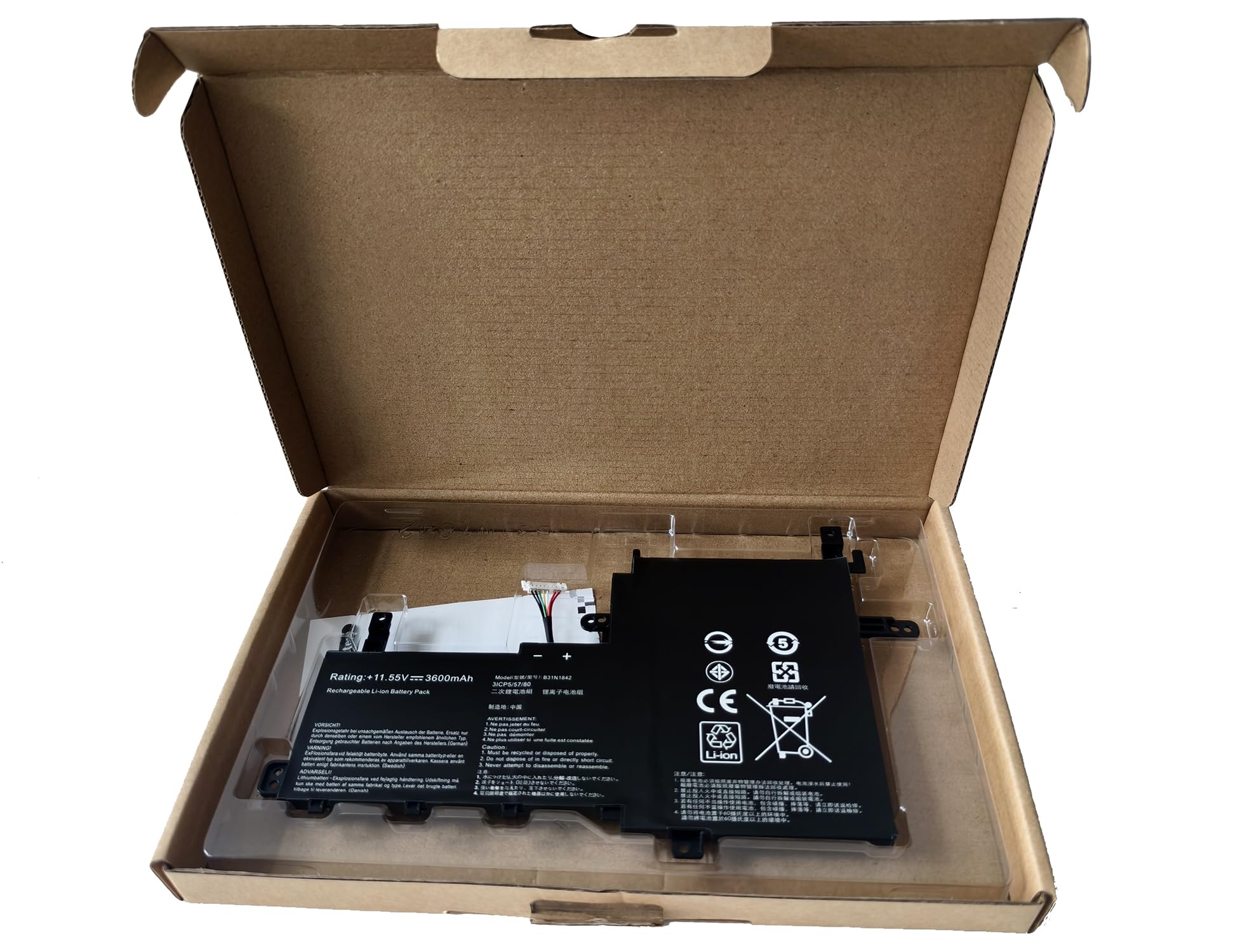 B31N1842 C31N1842 Batería para ASUS Vivobook 15 K513E K513EAN X513EA X513E X513UA, Vivobook S15 V5050E V5050EA V5050EA1135 S5500F S5500FL V531 V531FA V531FL S531FL