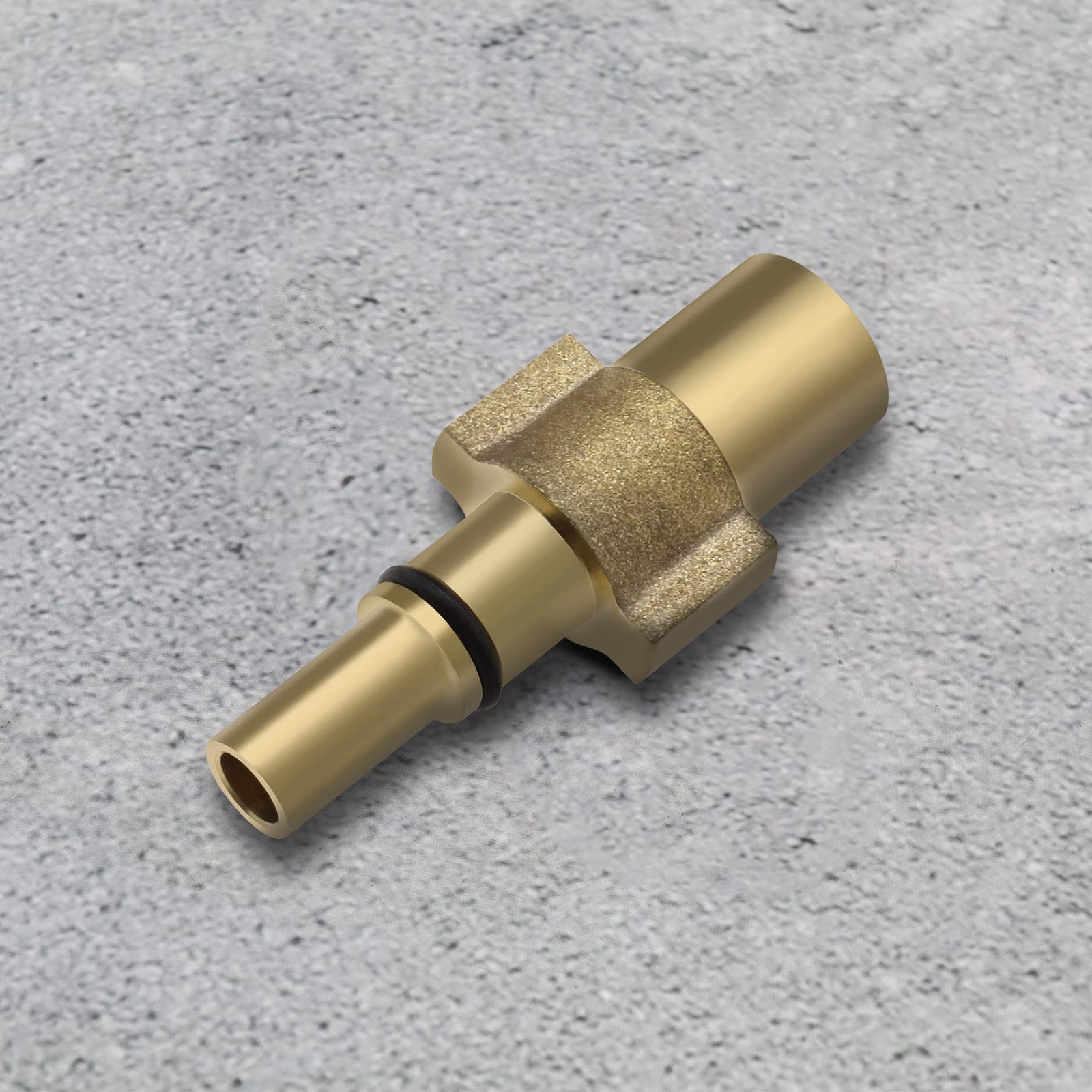 Adattatore In Ottone Per Lancia Schiuma Idropulitrice, Filetto 1/4", Max 200 Bar, Nuovo