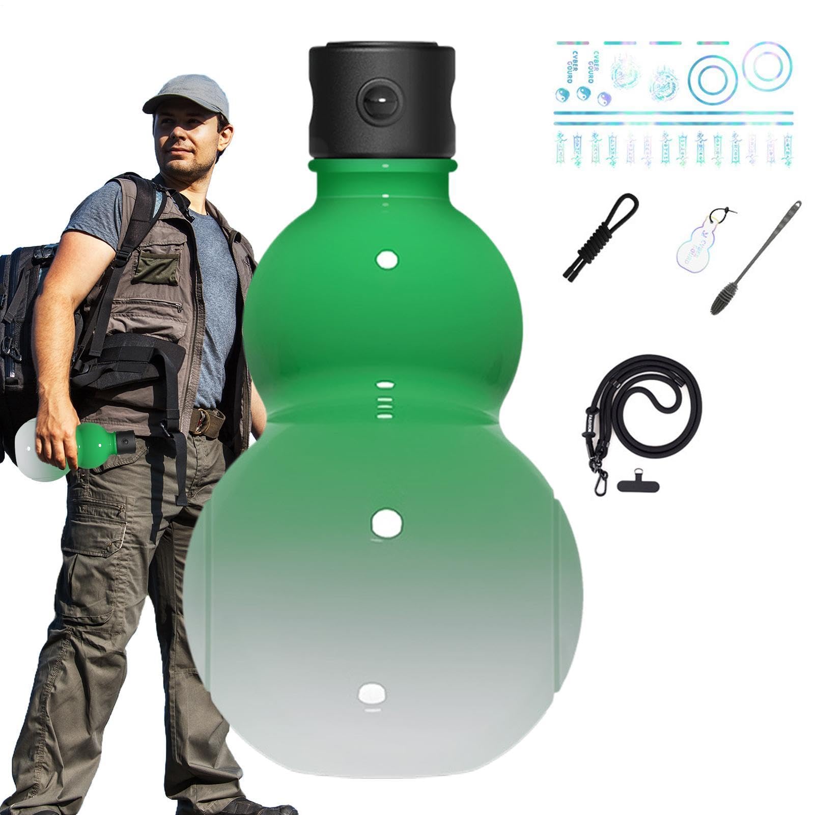 Botella De Agua Gourde,Botella De Agua Botella 900 ml de cultivo chino en