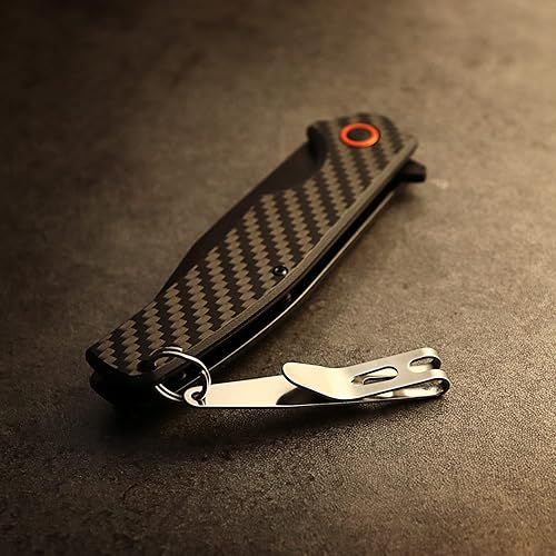 Miniatura 6 de UltraTac Clip de bolsillo de transporte profundo tamaño L, clip de suspensión de bolsillo multiusos para llaves, linternas, cuchillos, acero