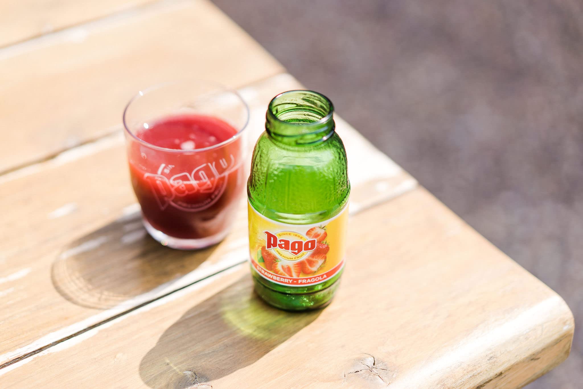 Buy Pago Strawberry Natural Fruit Juice Drink, Vegan Friendly and