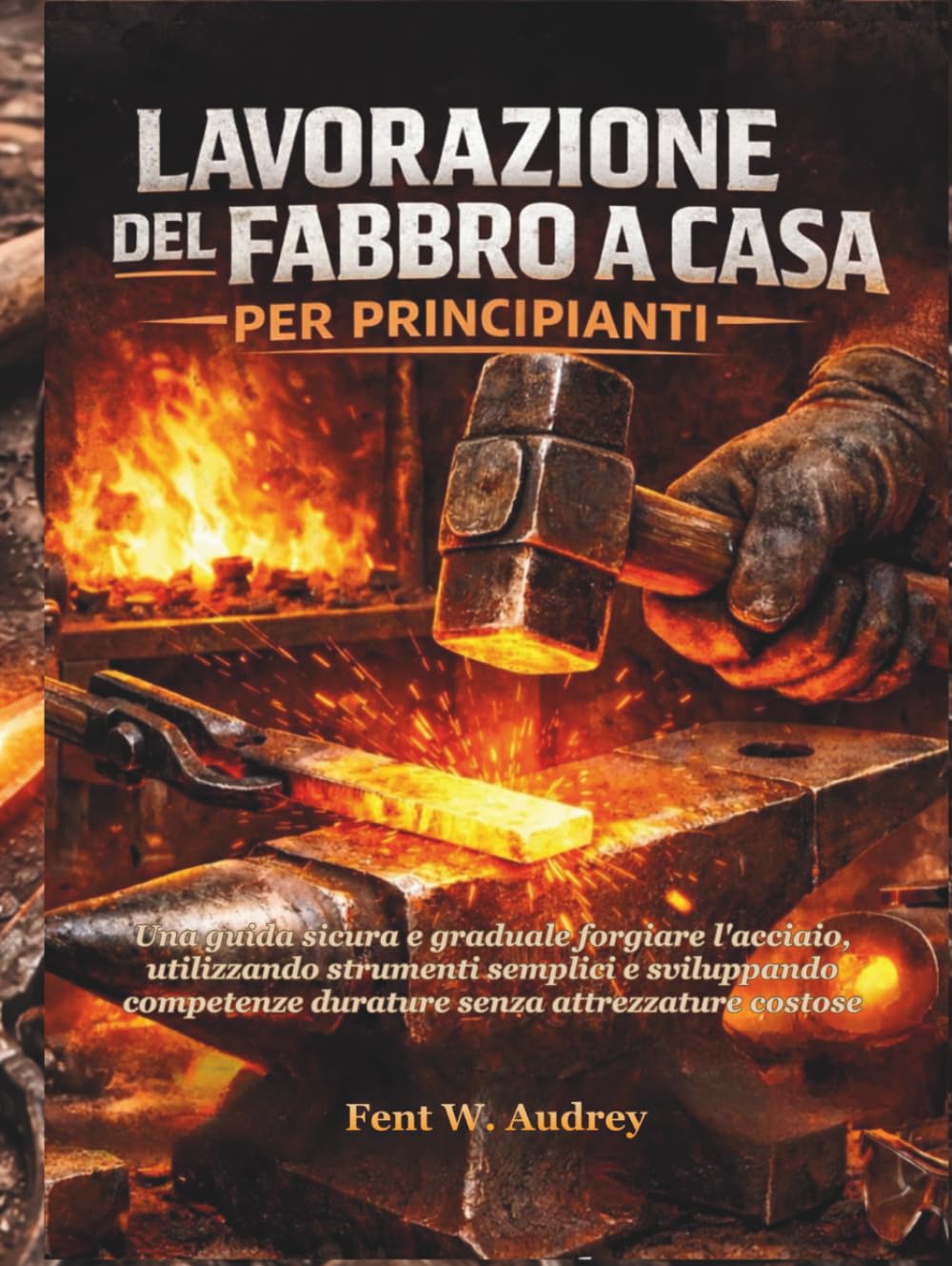 LAVORAZIONE DEL FABBRO A CASA PER PRINCIPIANTI: Una guida sicura e graduale forgiare l'acciaio, utilizzando strumenti semplici e sviluppando competenze durature senza attrezzature costose