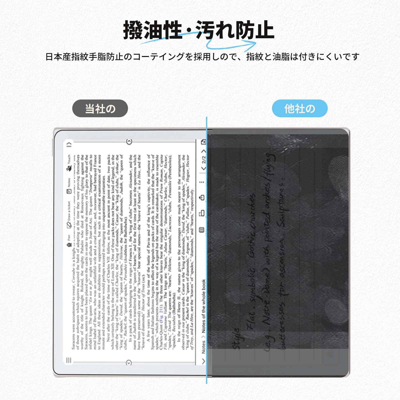 Amazon.co.jp: 【1枚セット】For iFLYTEK AINOTE 2 用 手書きフィルム