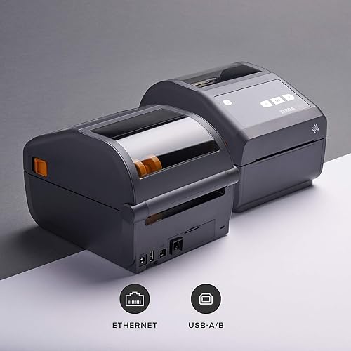 Miniatura 2 de ZEBRA ZD420d Direct Thermal Desktop Printer 203 dpi Print Width 4 in USB Ethernet ZD42042-D01E00EZ