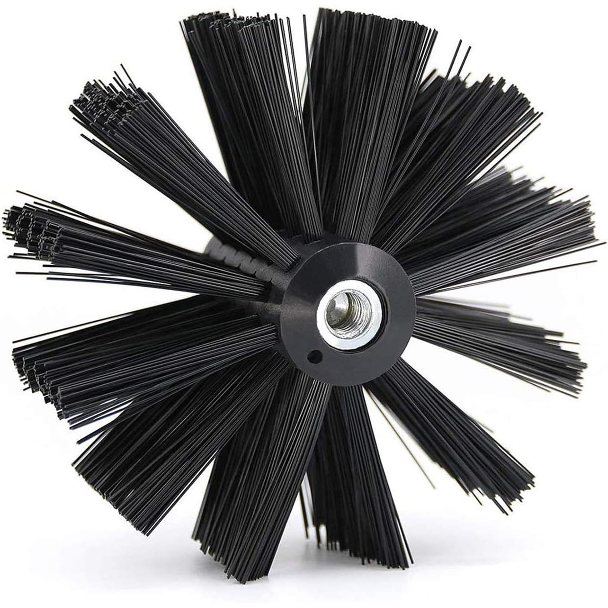 4 Inch Flexible Chimney Sweep Brush Head - Fireplace & Stove Flue Cleaner Replacement | Compatible with Wood Burners, Vents & Ducts