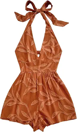 SOLY HUX Women's Summer Halter Romper