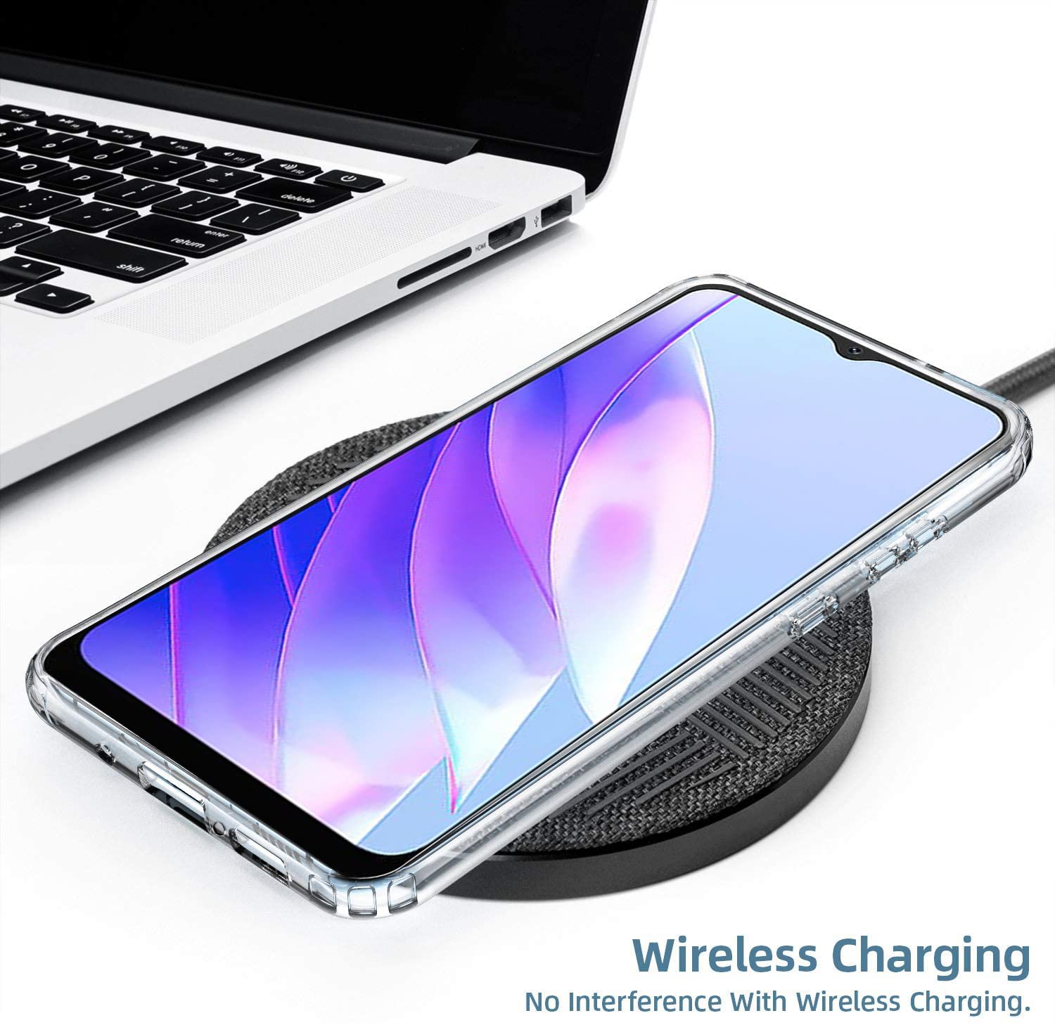 IJTYHF Cover per Blackview A52 PRO (6.50 Pollici) Custodia Silicone Trasparente TPU Phone Case Bumper Shell Skin + Vetro Temperato Protezioni scherm -cartamo -WM84