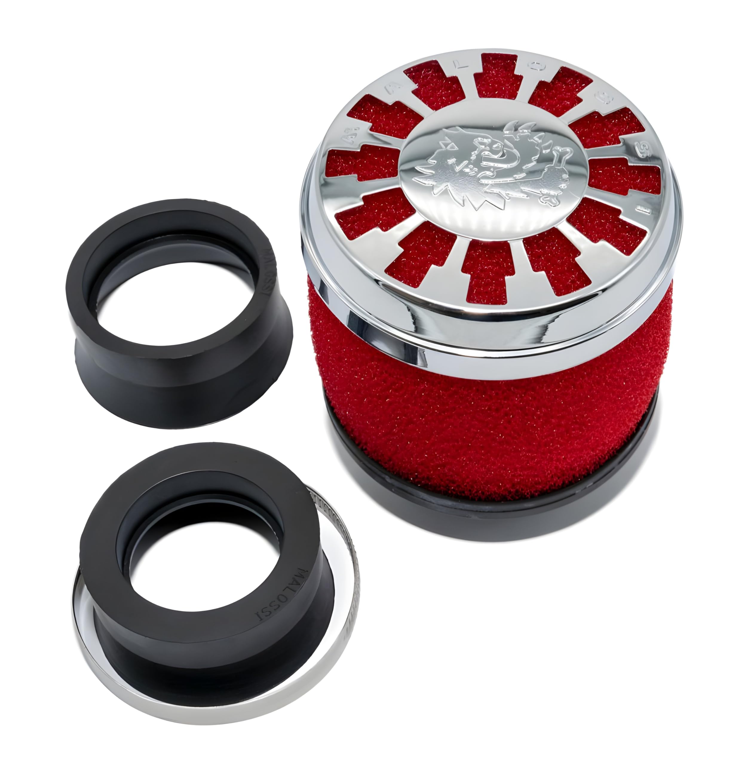 Adattatore Filtro Aria MALOSSI - Per Filtri RED FILTER E13/E15/E16, Diametro 50/60 Mm - Foto 3