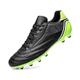 Soccer Shoes Mens Cleats Outdoor Professional Training Turf Football Boots Breathable Athletic Sneaker for AG/FG 6.5 US-11 US