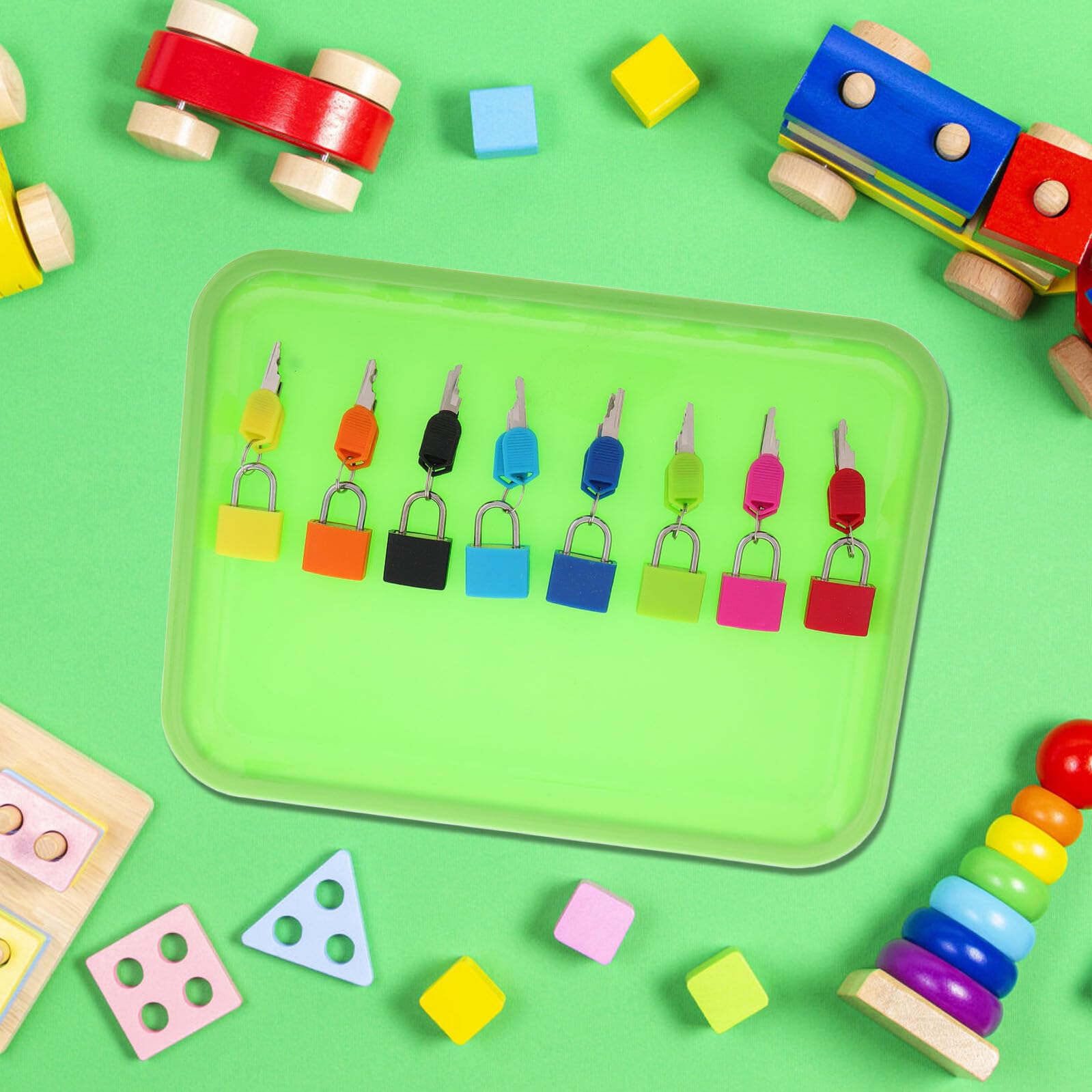 Hohopeti Juguete Montessori Cerradura y Llave, Juguetes Decoracion Colegio