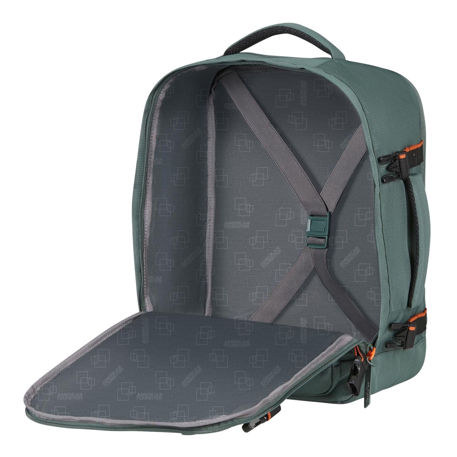 American Tourister Rucksack Freizeitrucksack mit Laptopfach Take2Cabin Sport Backpack MS 26,5L Dark Forest tannengrün