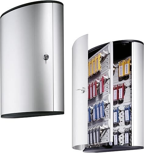 Miniatura 1 de Durable Caja de seguridad para llaves 48  Armario para llaves de bloqueo giratorio montado en la pared para hasta 12 llaves de clip  Caja fuerte de