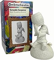 Vista 11 de Gnometastic Mini gnomos – Gnomo bebedor, gnomo borracho de 4 pulgadas para jardín de hadas, decoración divertida para interiores y exteriores