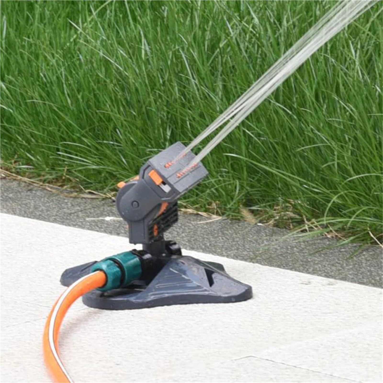 Irrigatore oscillante Barra rettangolare, Irrigatore oscillante a 16 ugelli con larghezza di flusso regolabile for prato automatico