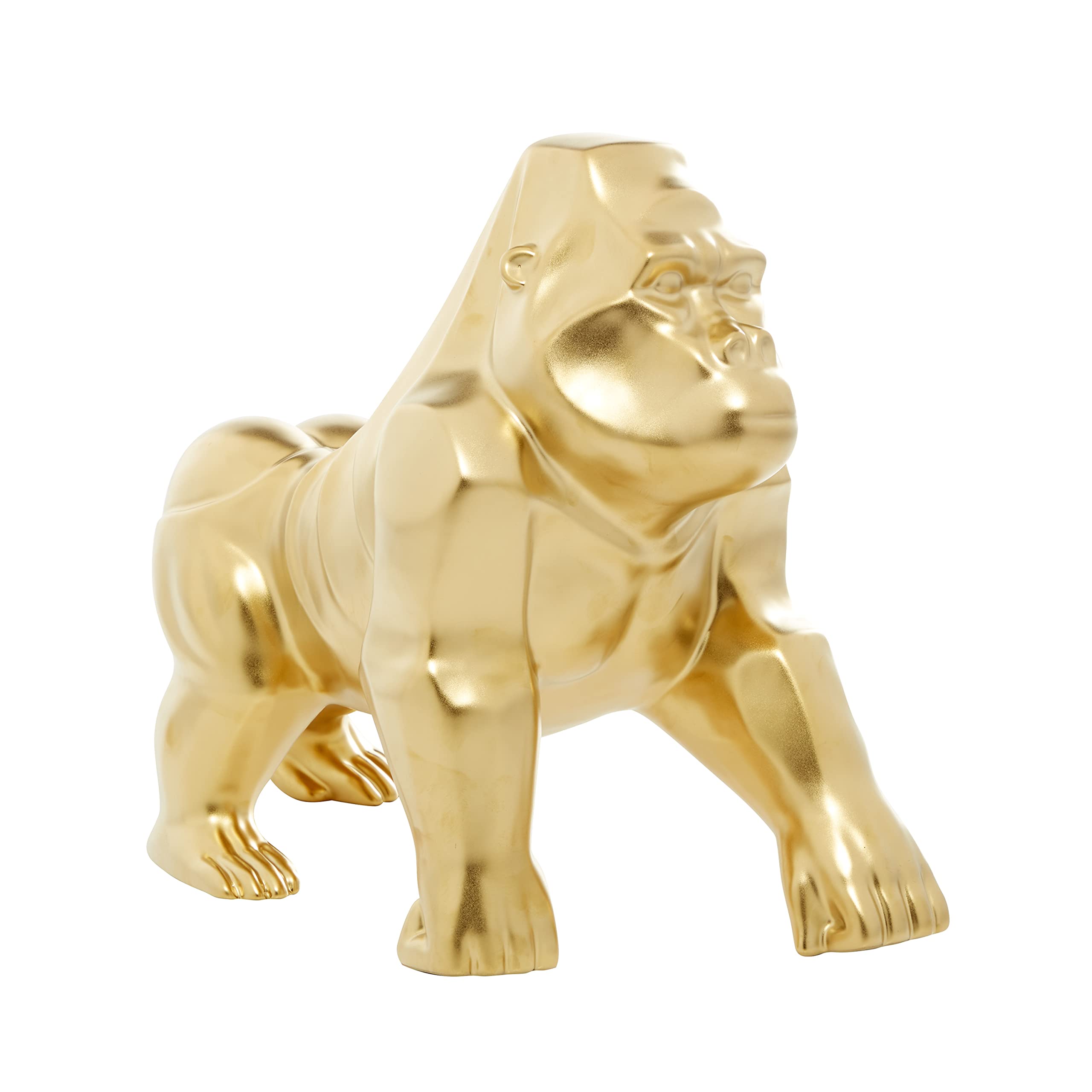 ララSCULPTOR Deco 79 Contemporary Porcelain Gorilla Sculpture, 18