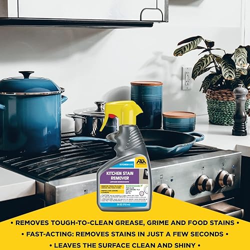 Miniatura 5 de FILA Surface Care Solutions, KITCHENKARE, limpiador desengrasante resistente para cocina, parrilla, horno, chimenea limpiador de barbacoa,