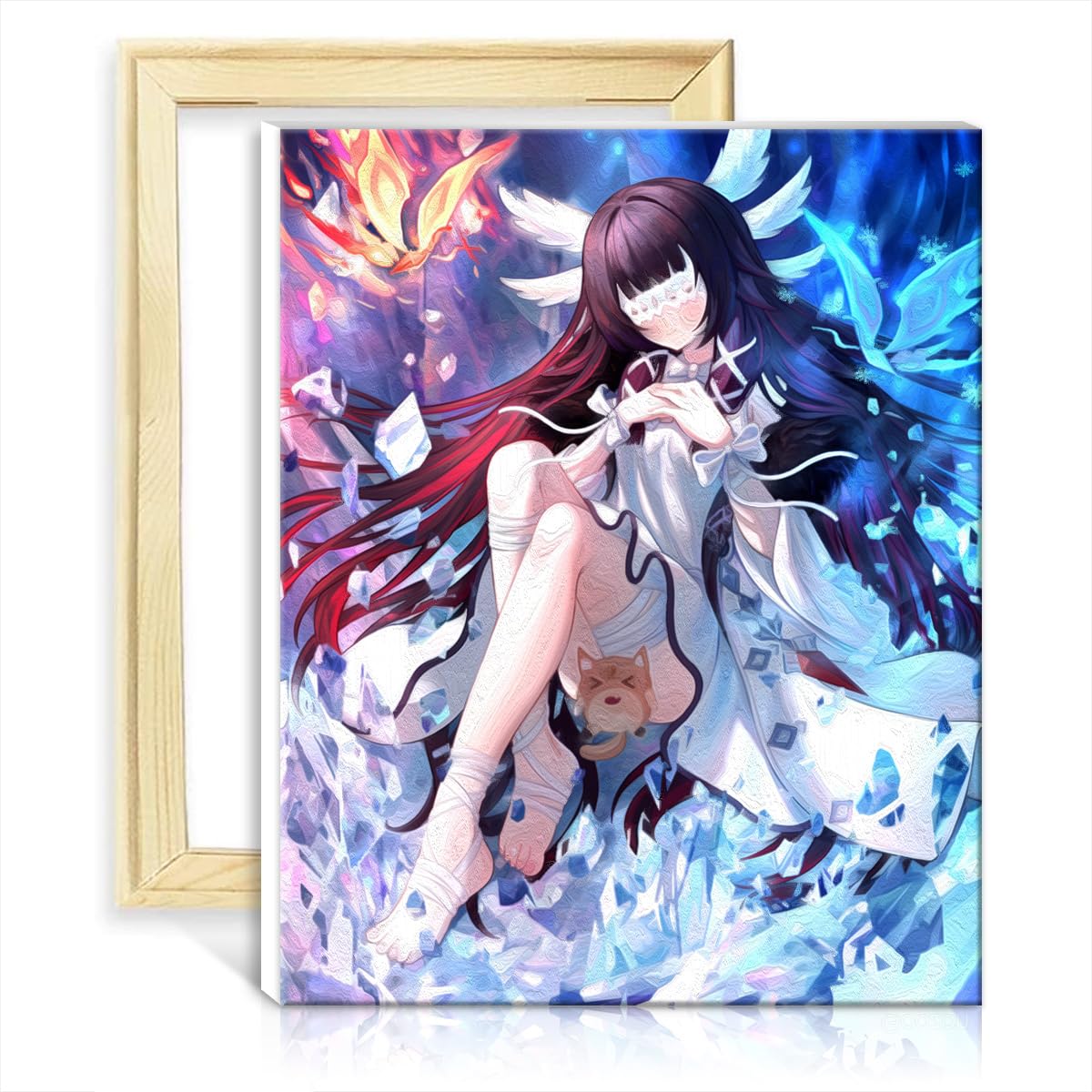 Tangfeiy As27 Genshin Impact Columbina Oil Painting By Numbers Kits Genshin Impact Columbina Kids Adults Paint By Number Kits With Brushes And Acrylic Pigment On For Wall Decor No Frame(30X40cm)