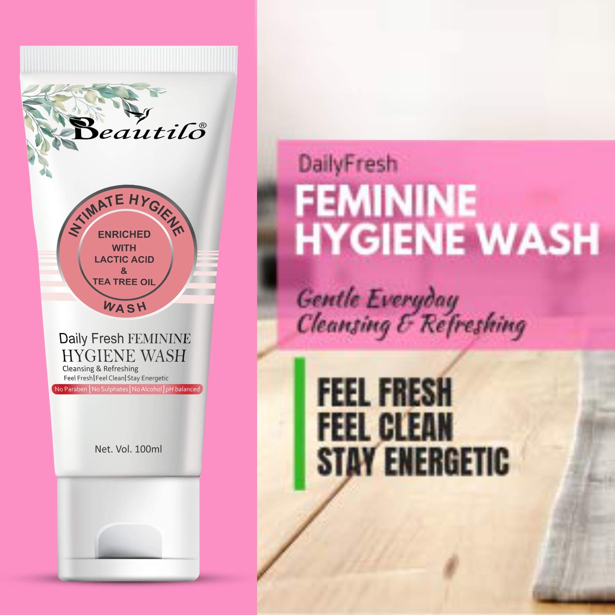 Buy Beautilo Feminine Intimate Hygiene WashEnriched with Lactic Acid