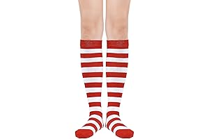 Striped Knee High Socks for Women Thigh High Socks: Unleash Playful Leg Style!