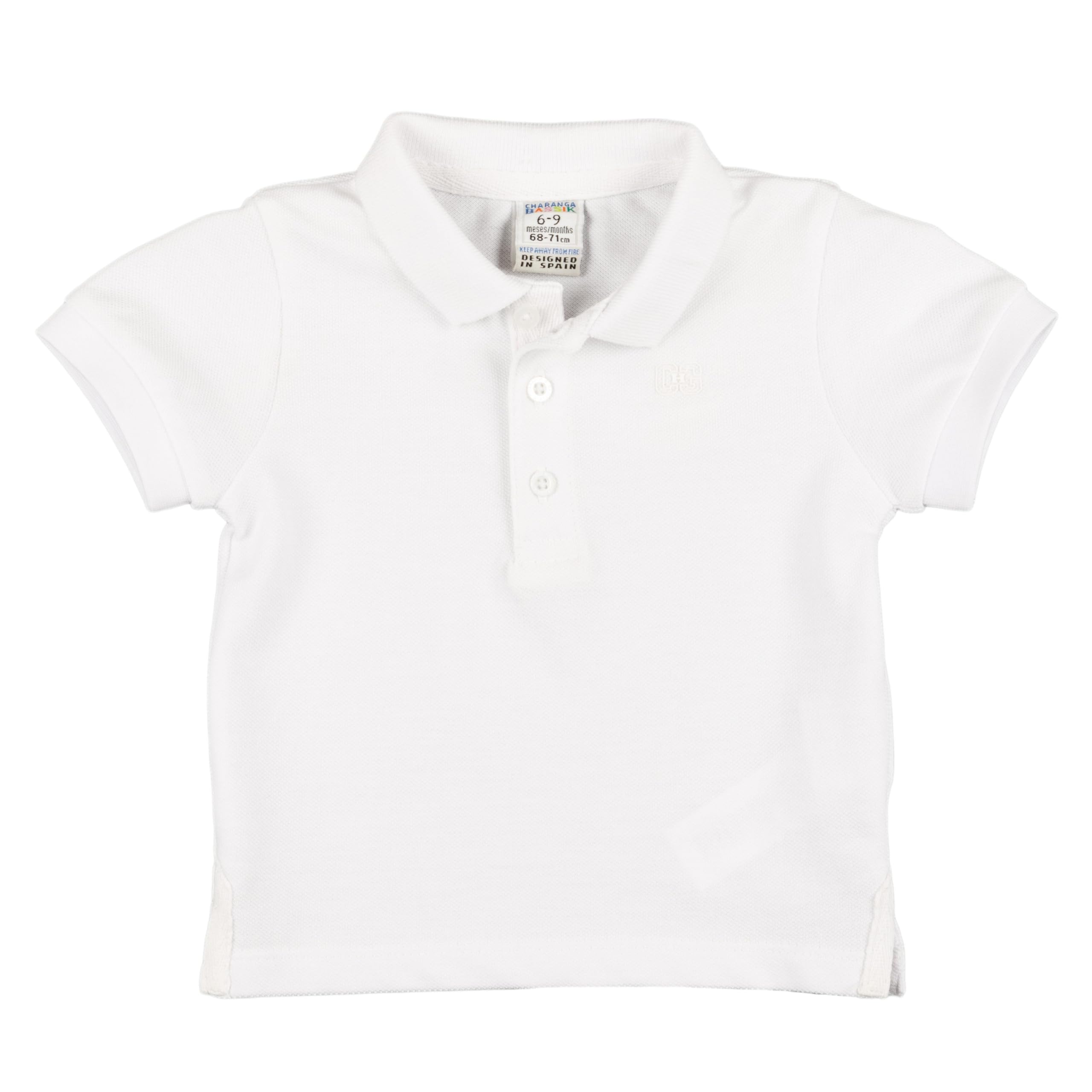 Polo bambino Bianco Cascarita