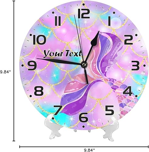 Vista 55 de Reloj de pared de llama de béisbol personalizado para habitación de niños, reloj de pared personalizado con nombre de niño, regalo de cumpleaños