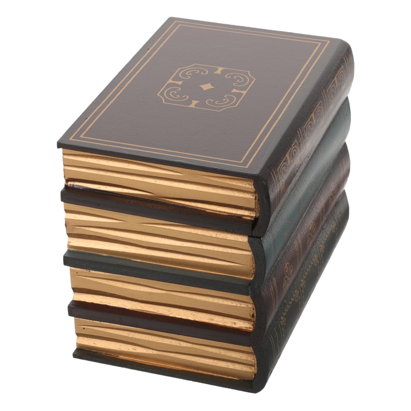 Boîte de rangement en forme de livre maquette MDF bureau