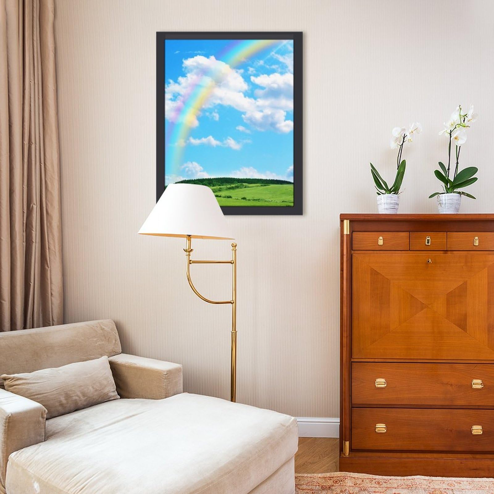 【太陽に向かって】アクリル絵画　原画(^^) 子供部屋や玄関に飾ってください 太陽に向かって】アクリル絵画 原画(^^) 子供部屋や玄関に飾って