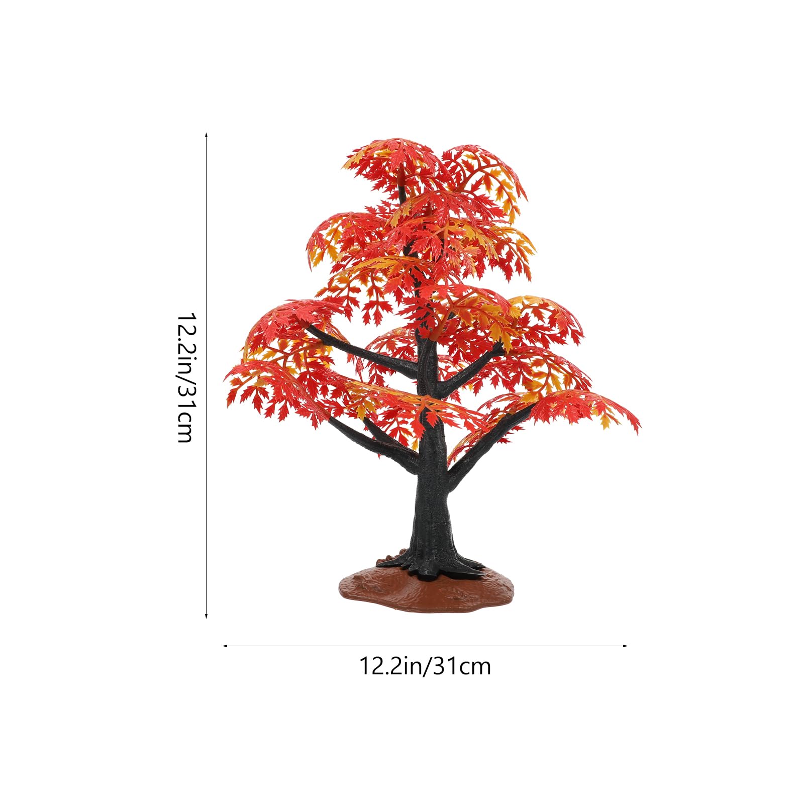 Arbre érable Artificiel Miniature - Décoration Maquette Paysage Pour Intérieur, Jardin, Table De Sable - 11