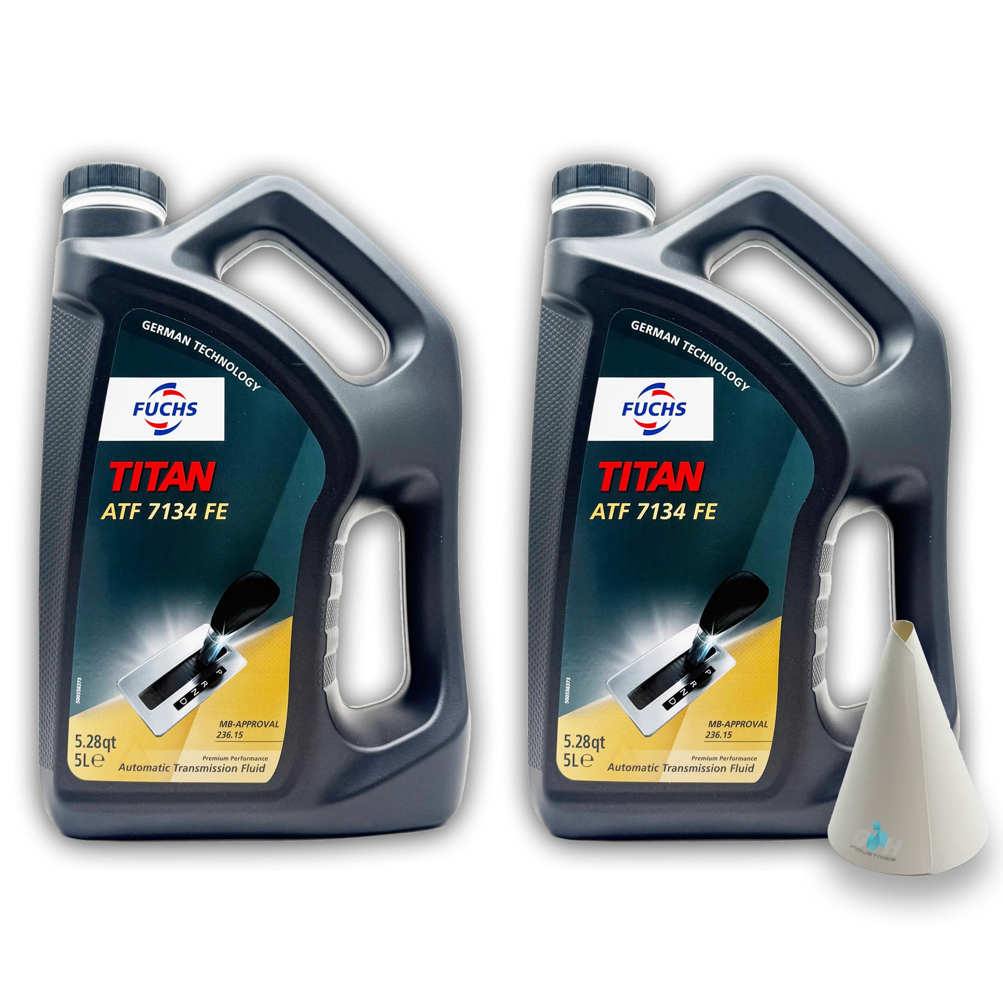 Fuchs Titan ATF 7134 FE | 5 L | kompatibel mit MB-Approval 236.15 | Getriebeöl für Automatikgetriebe | Typ 7-G Tronic Plus (NAG II +) | 5 Liter | Automatik-Getriebeöl