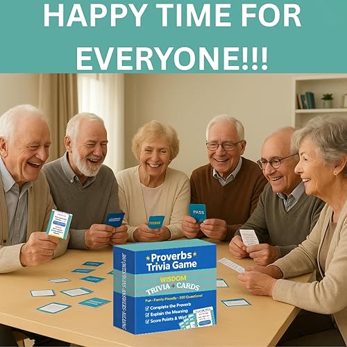 Miniatura 7 de Proverbios Juegos de trivia, preguntas con respuestas y significados | Divertidos juegos de mesa para fiestas familiares, noche de juegos de equipo,
