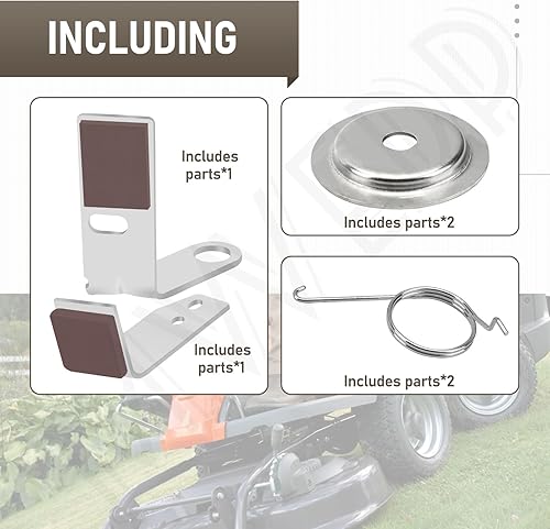 Miniatura 8 de 532199471 532199478532199470 Kit de brazo de freno izquierdo y derecho compatible con modelos de plataforma de cortacésped Husqvarna AYP Craftsman