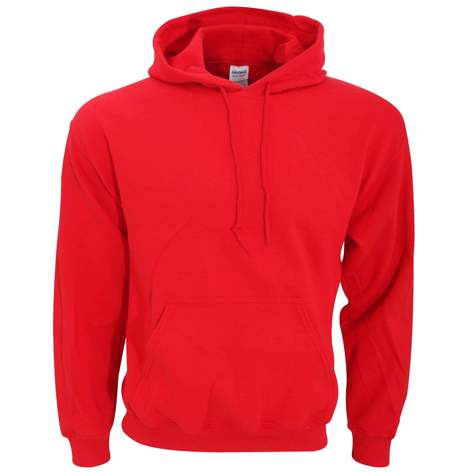 Gildan Men's Heavyweight Hooded Sweatshirt Hoodie, Red, 4XL
