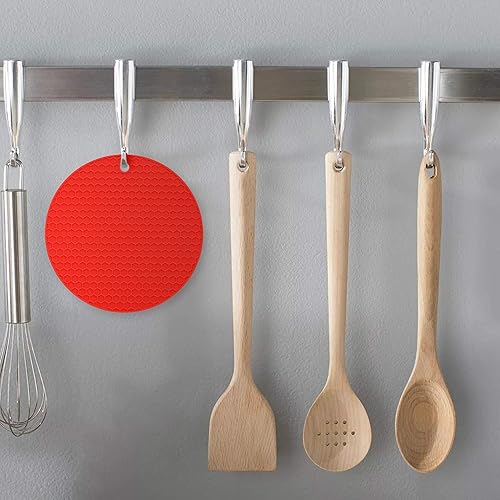 Miniatura 7 de 5 piezas de salvamanteles de silicona antideslizantes almohadillas calientes para cocinar platos y ollas suministros de cocina
