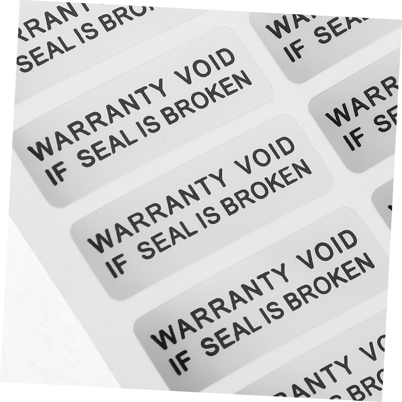 DOITOOL 4 Set Etichette Adesive Stickers Antifrode E Antimanomissione Etichette Pratiche E Resistente Facili Applicare Su Elettronica Abbigliamento 400 Pezzi*4